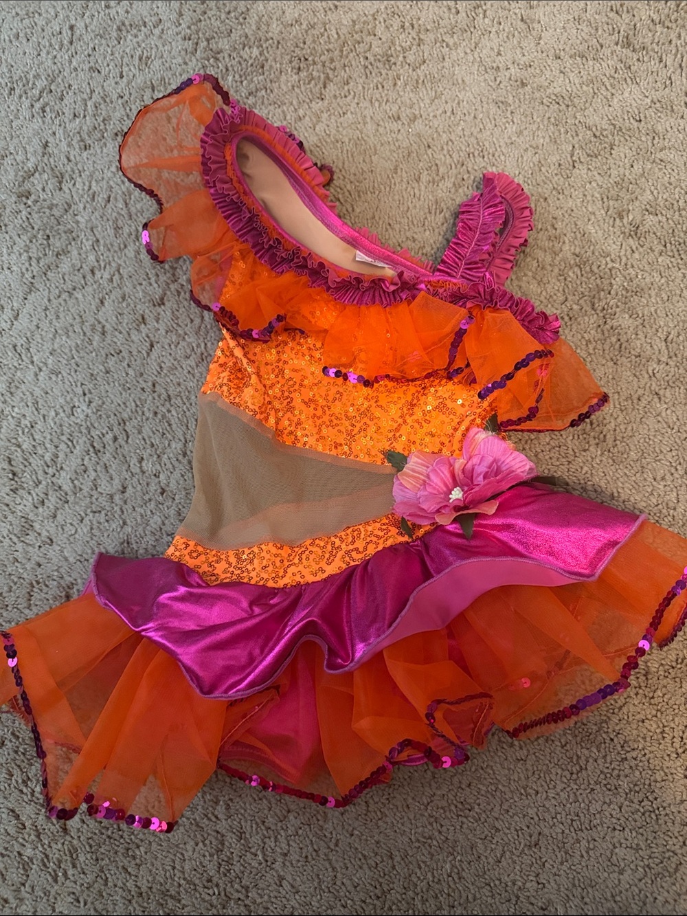 A wish come true Latin dance costume, Havana size small child